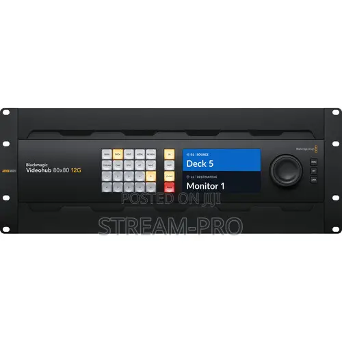 Blackmagic Design Videohub 80x80 12g Zero-Latency Video Router
