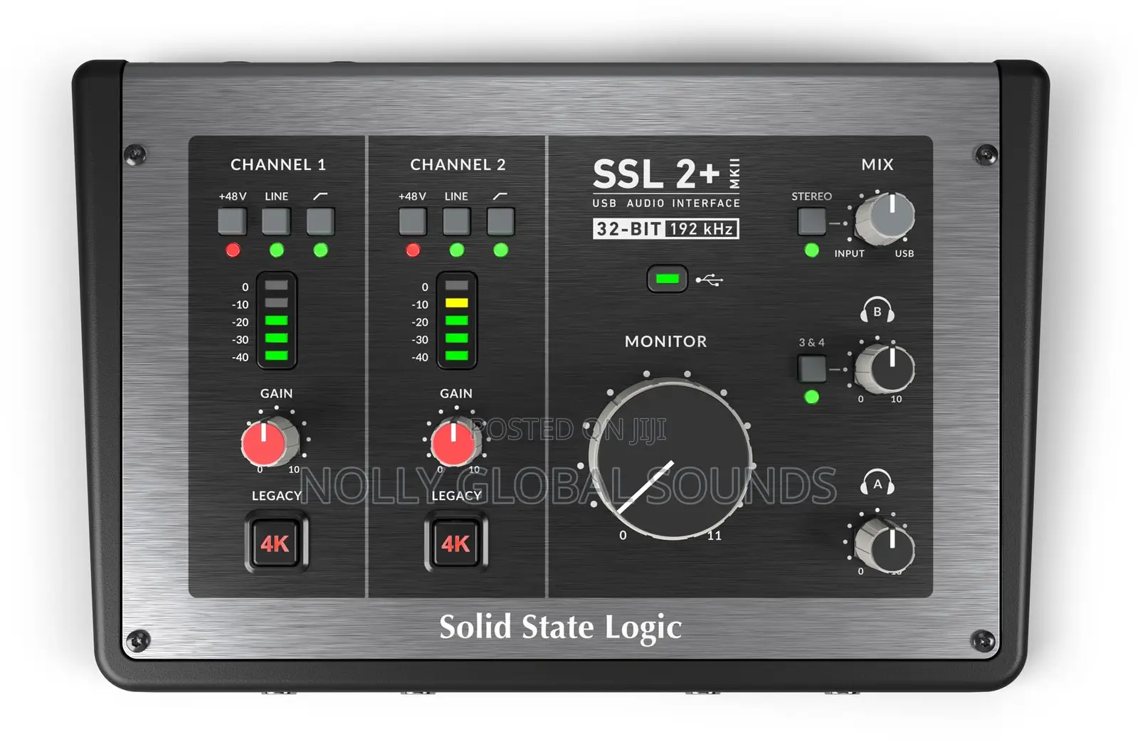 Solid State Logic SSL 2+ Mkii Usb Audio Interface With Dual Headphones