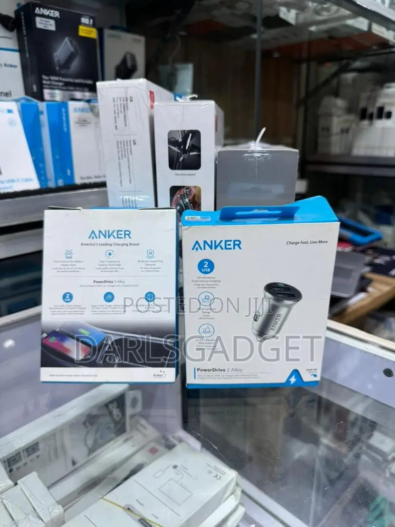 Anker Powerdrive 2 Alloy Dual Usb Fast Car Charger