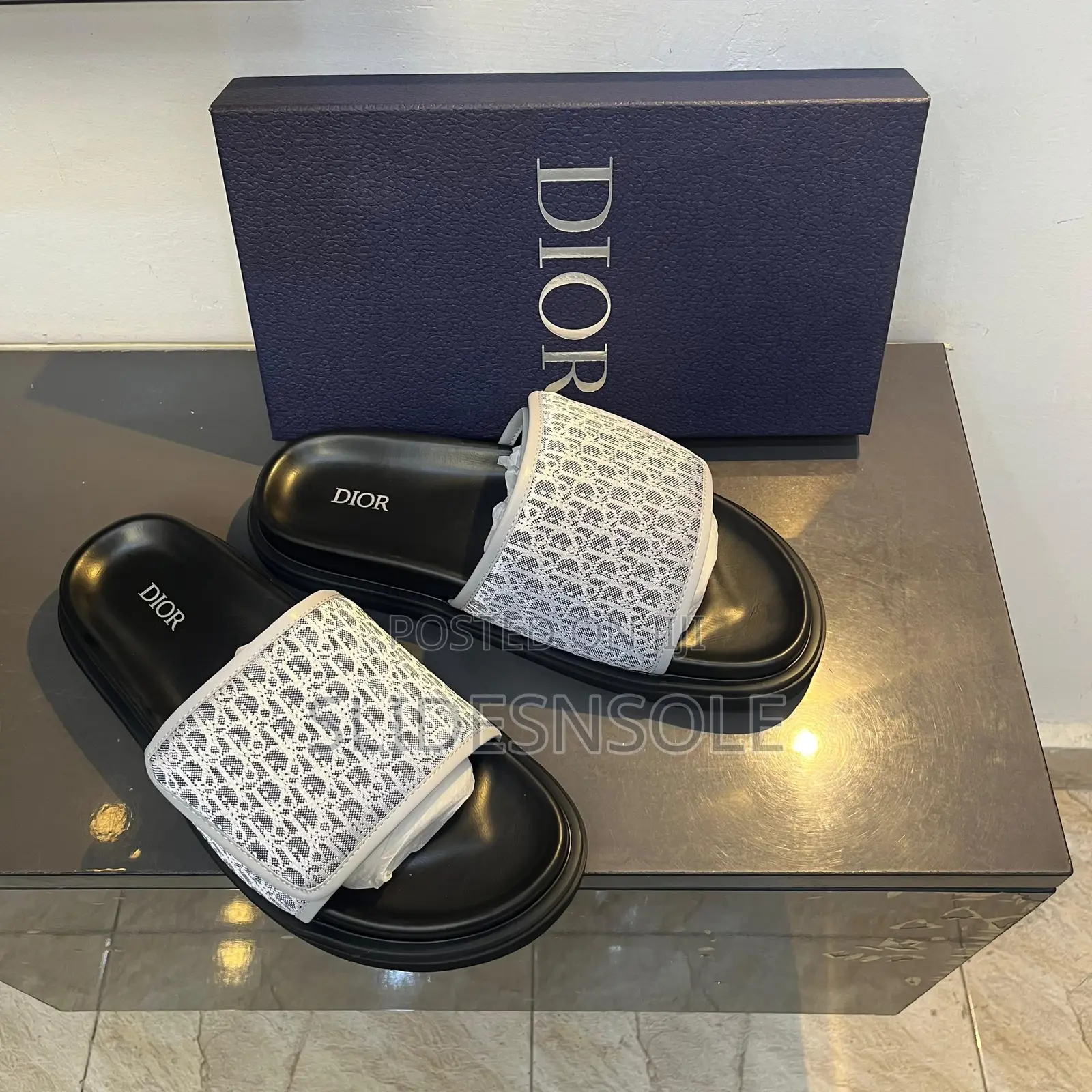 Luxury Dior Mule Slider