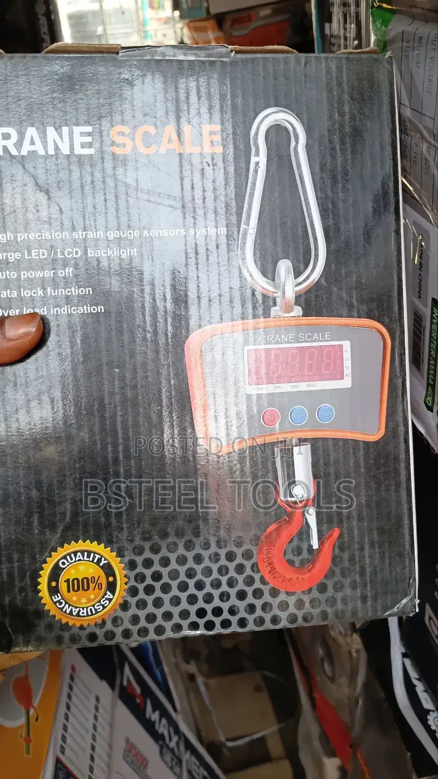 500kg Digital Hanging Scale – Heavy Duty Crane Scale
