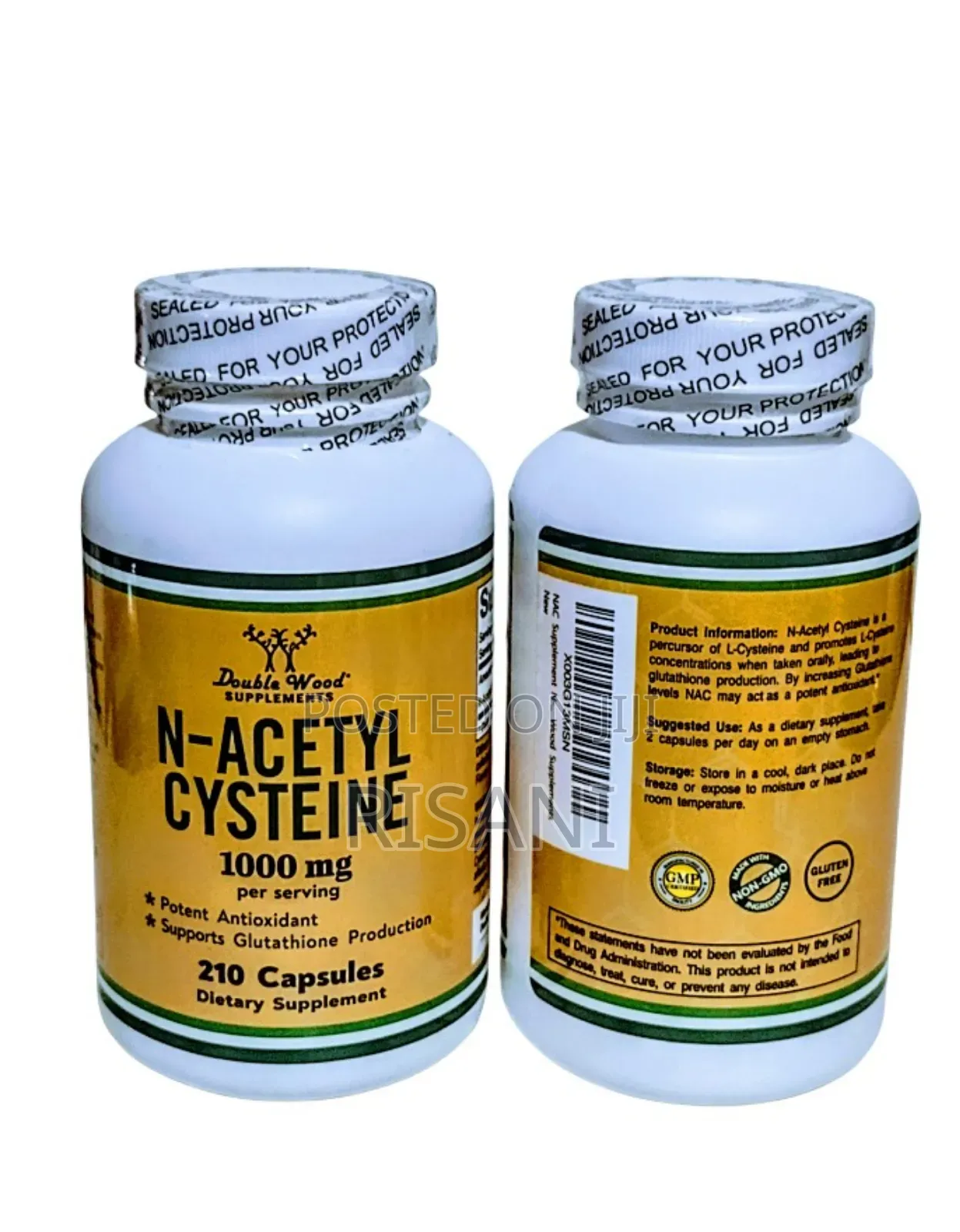 Nac Cysteine 1000mg 210 Capsules , Supports Glutathione Production