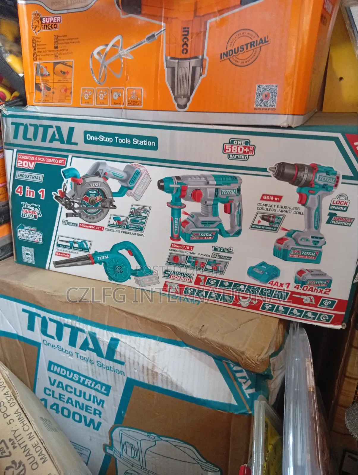 4 in 1 Total Cordless Combo Kit