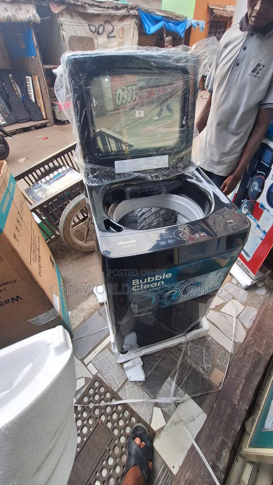 New Hisense Top Loader Automatic Wash and Spinning 9kg Warranty 2years