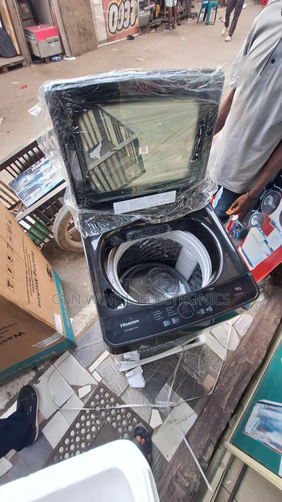 New Hisense Top Loader Automatic Wash and Spinning 9kg Warranty 2years