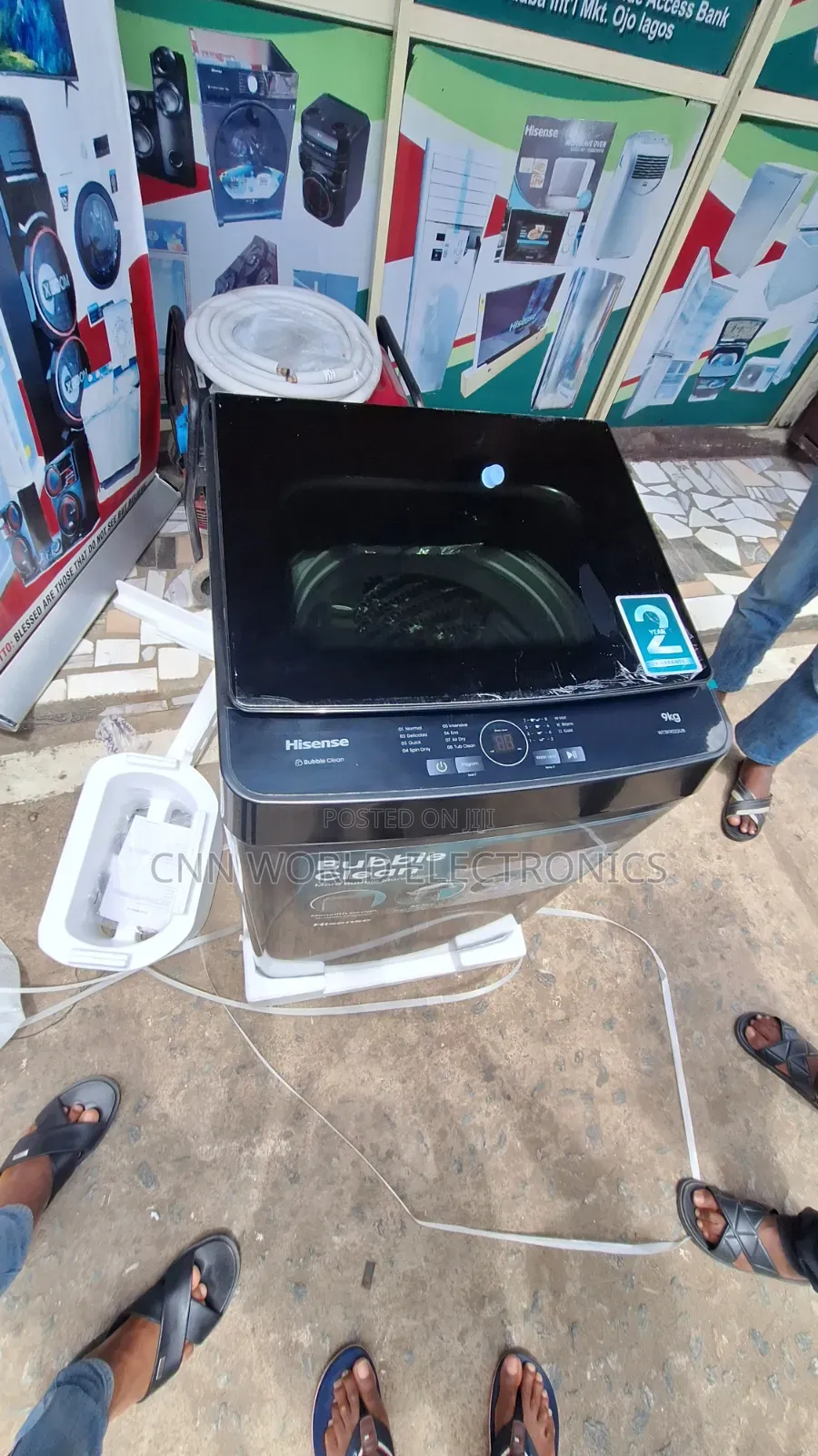 Brand New Hisense 9kg Full Automatic Top Load Wash and Spinning
