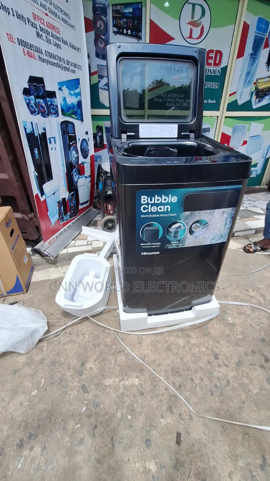 Brand New Hisense 9kg Full Automatic Top Load Wash and Spinning