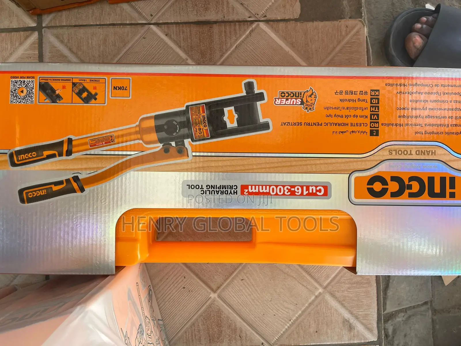 16mm-300mm Ingco Hydraulic Cable Lock