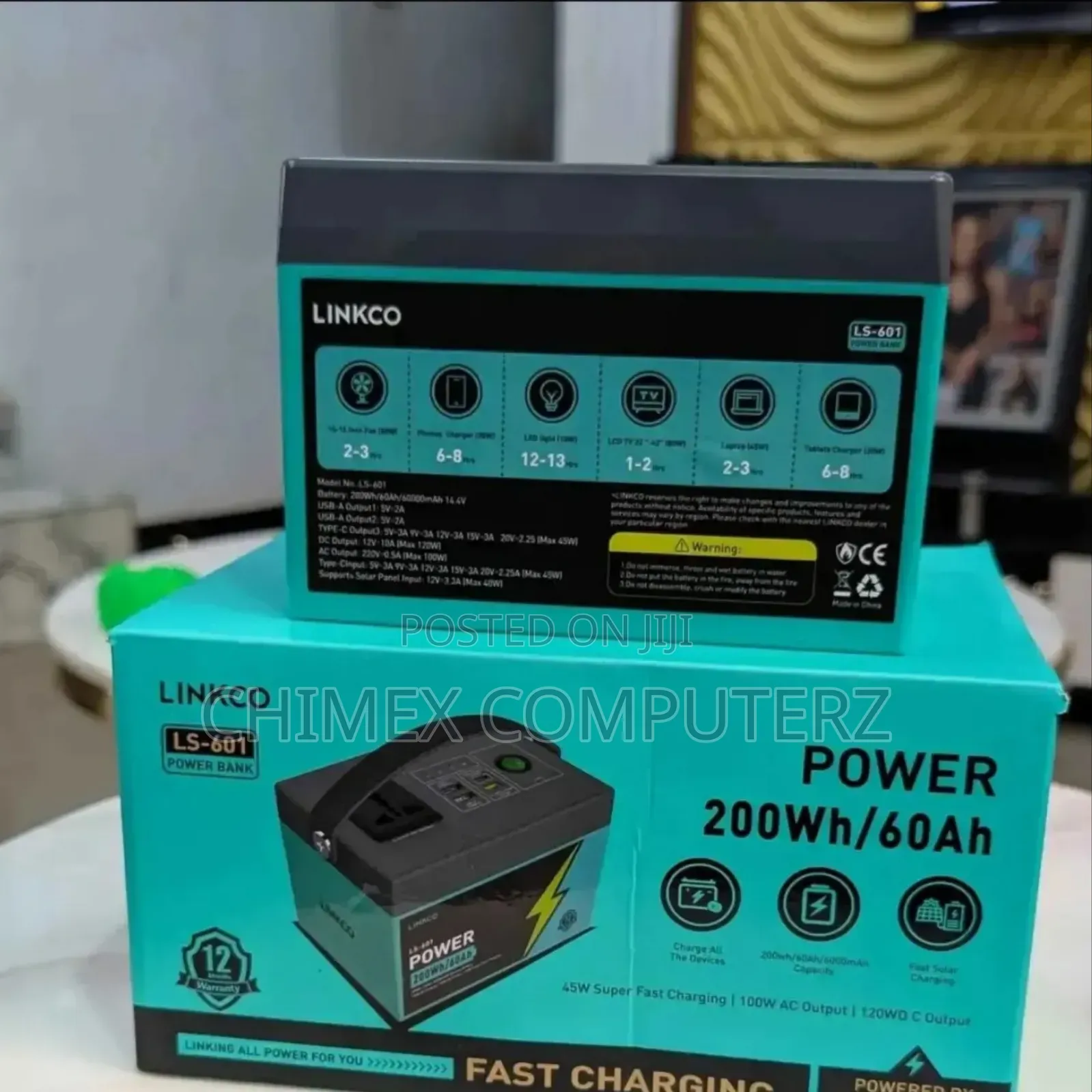 Linkco Laptop Power Station 60000mah