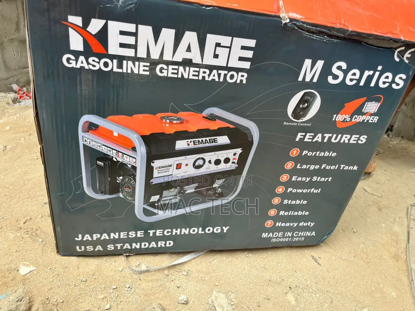 Kemage 5kva Generator Key and Remote Control