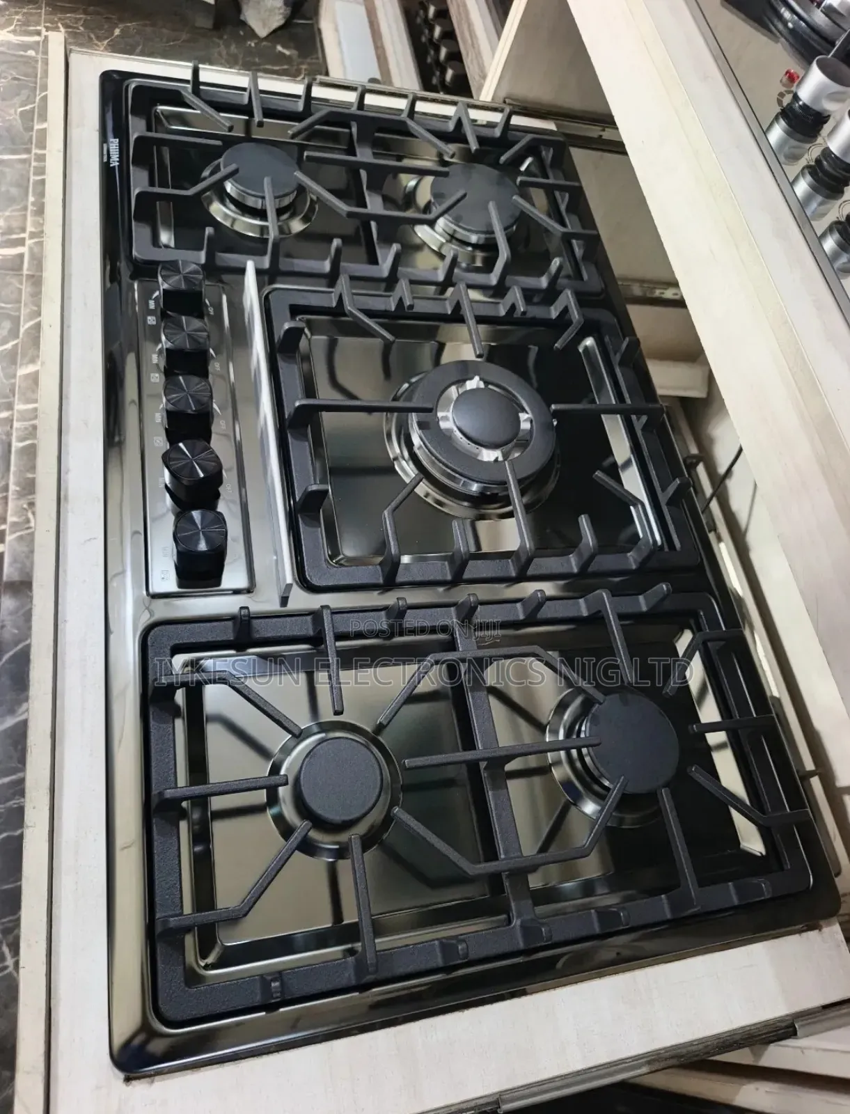 Original Phiima Built-in German Design 5 Burners Automatic Gas Cooker