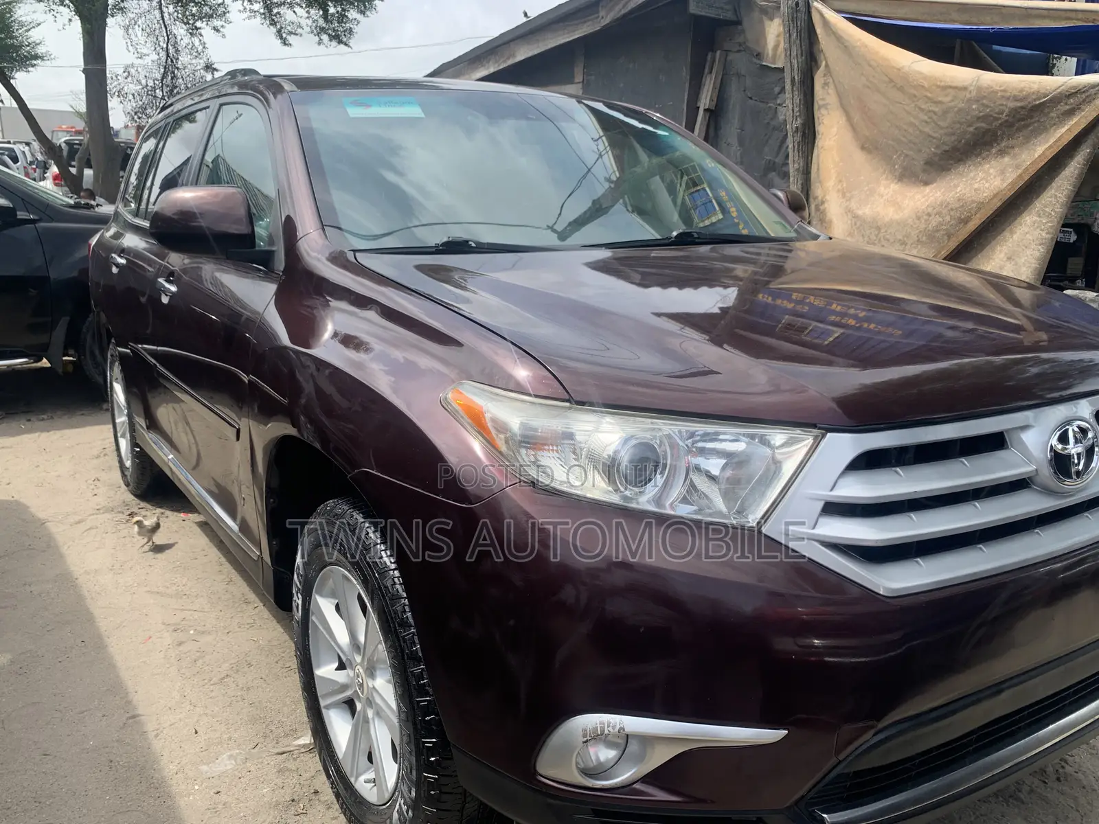 Toyota Highlander Limited 3.5l 4WD 2013 Burgundy