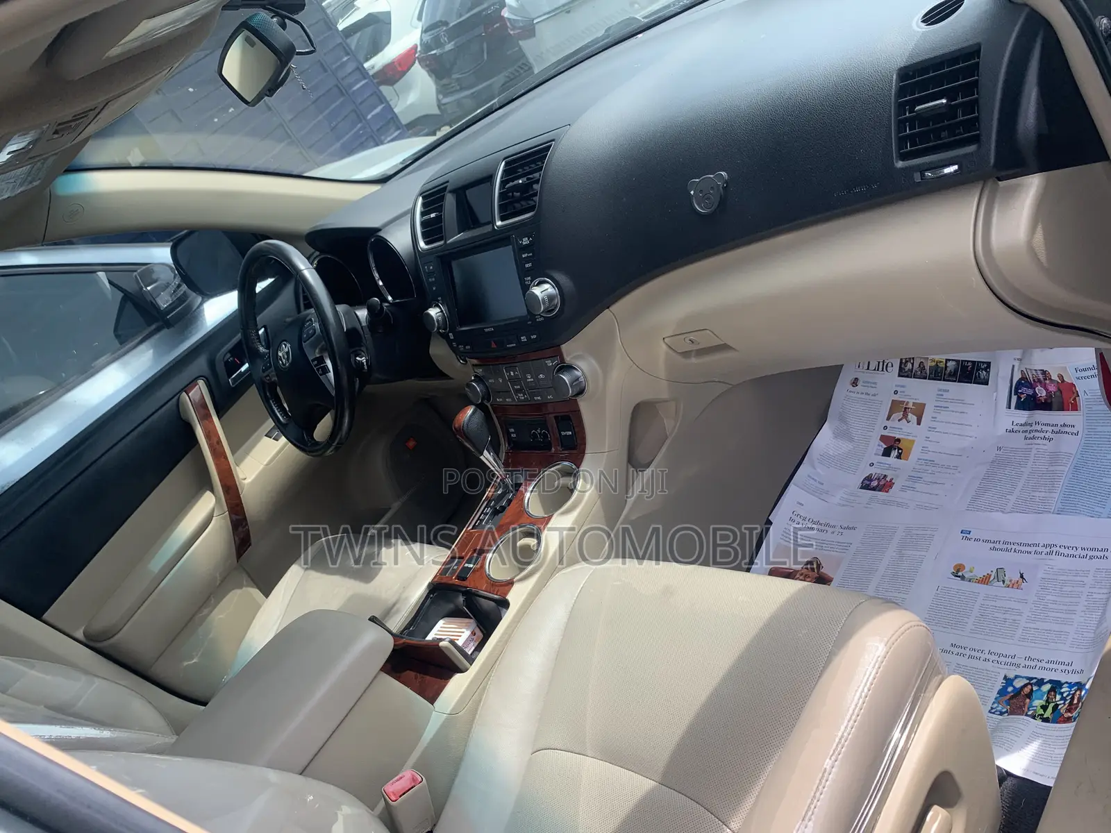 Toyota Highlander Limited 3.5l 4WD 2013 Green