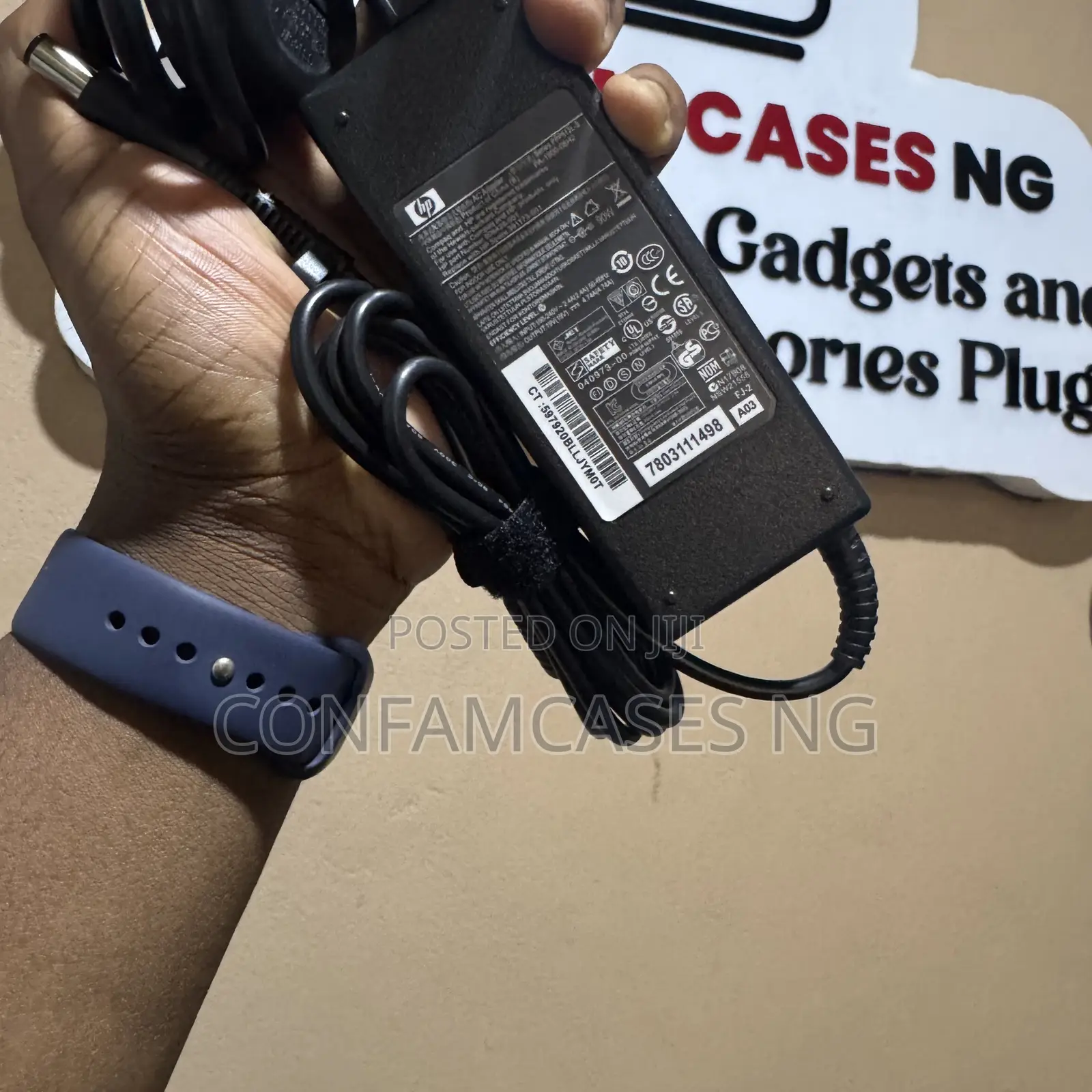 Original Hp Laptop Big Pin Mouth Complete Charger