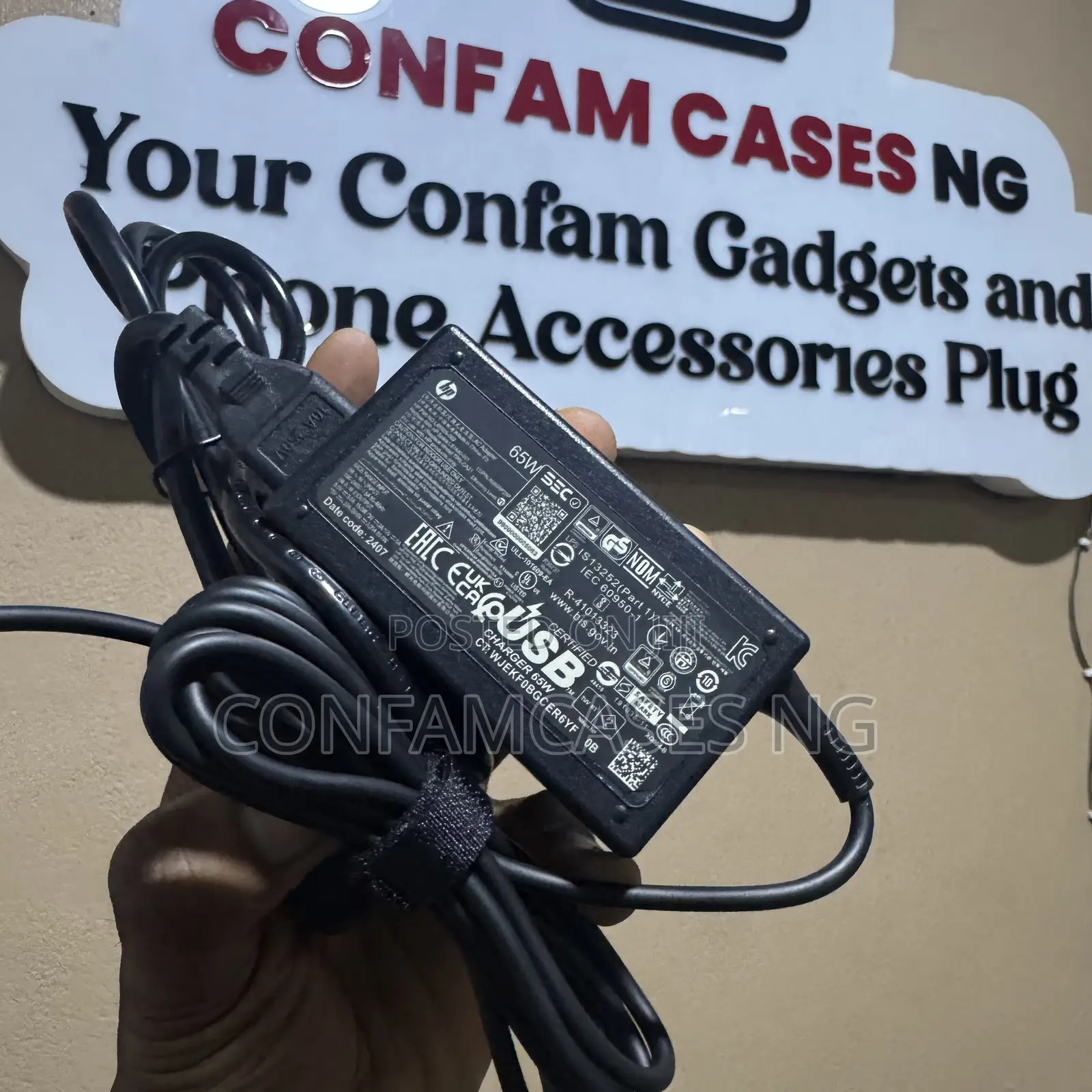 Original Hp Laptop 65w Type C Complete Charger