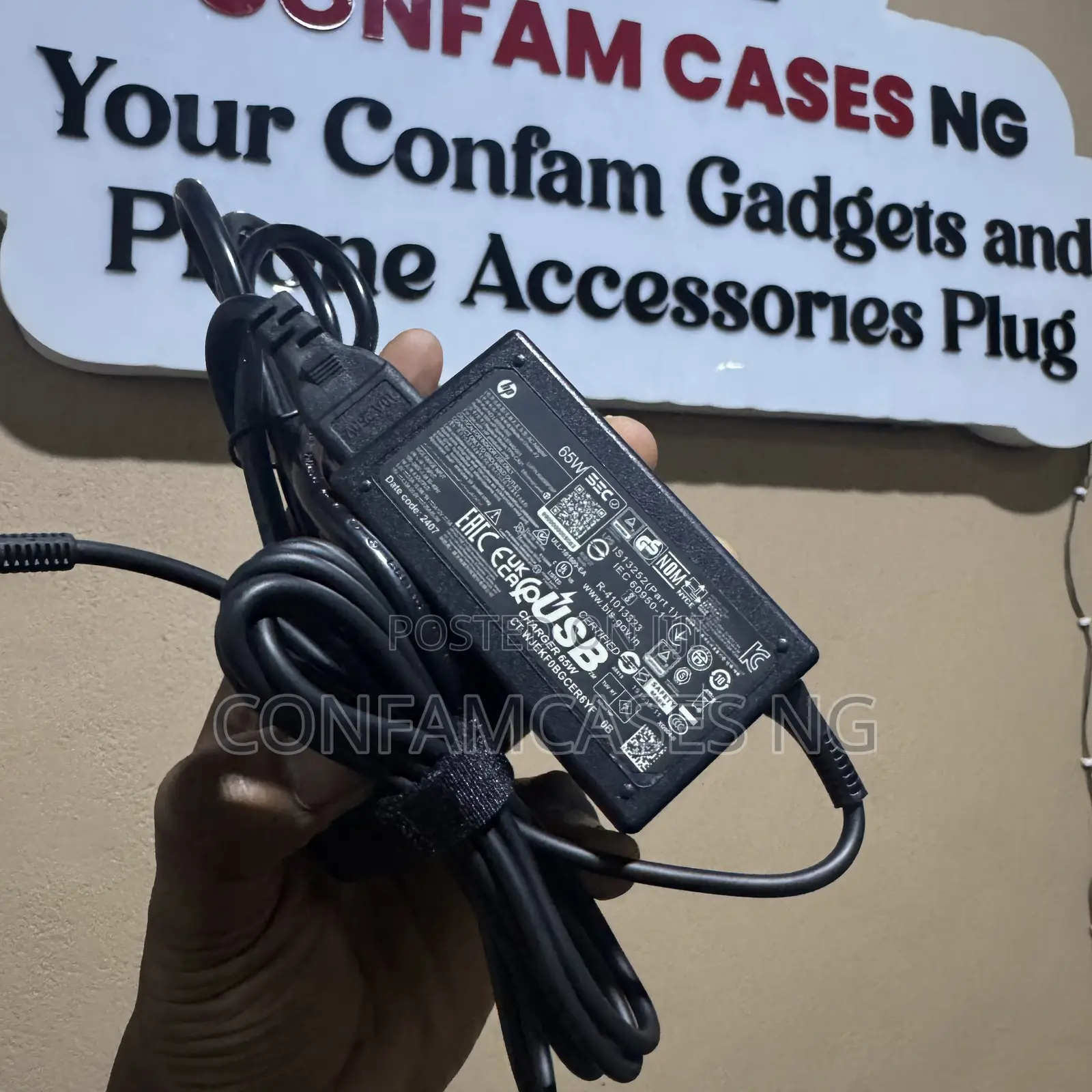 Original Hp Laptop 65w Type C Complete Charger