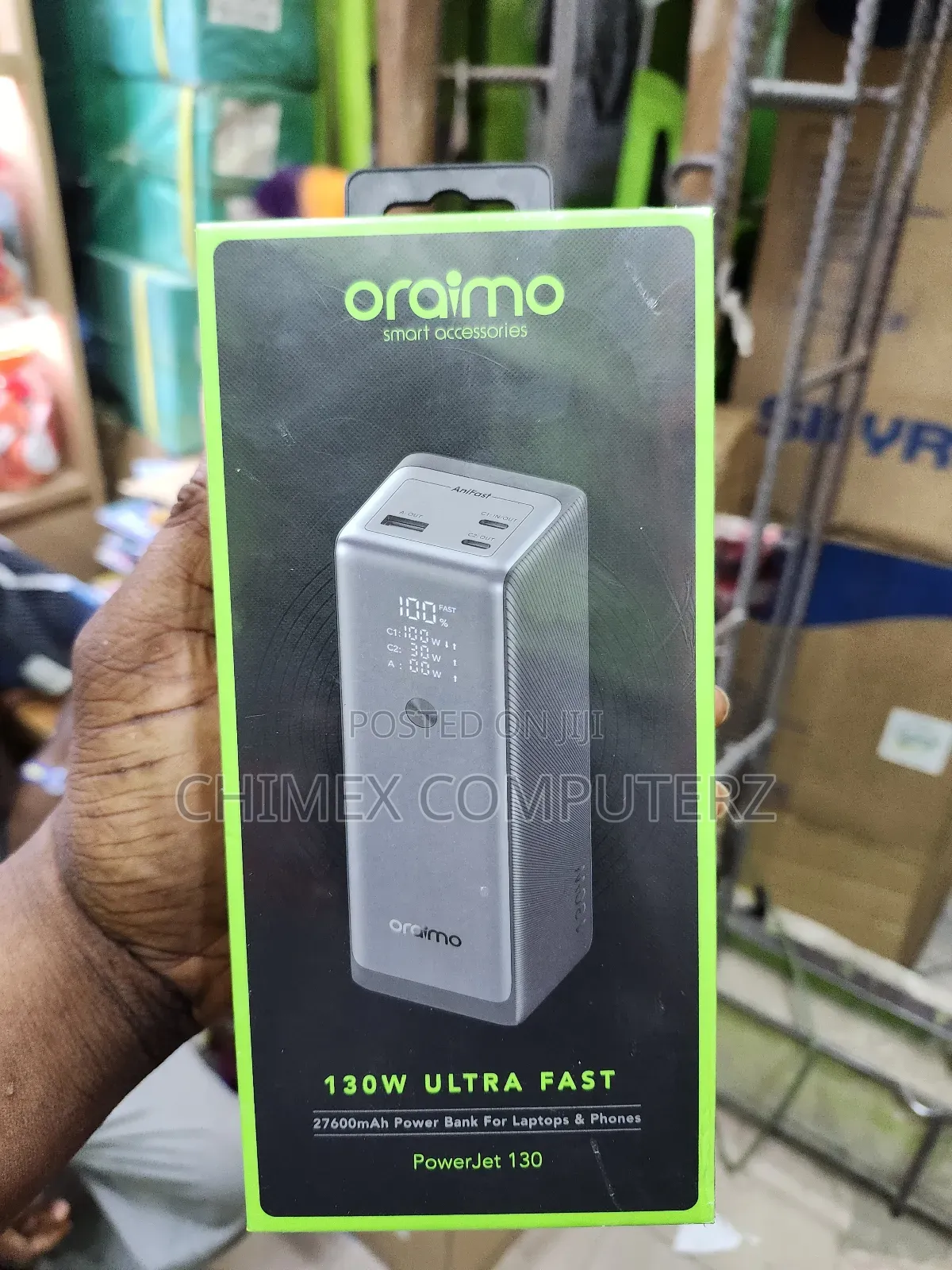 Oraimo Powerjet 130 27600mah 130w Fast Laptop Power Bank