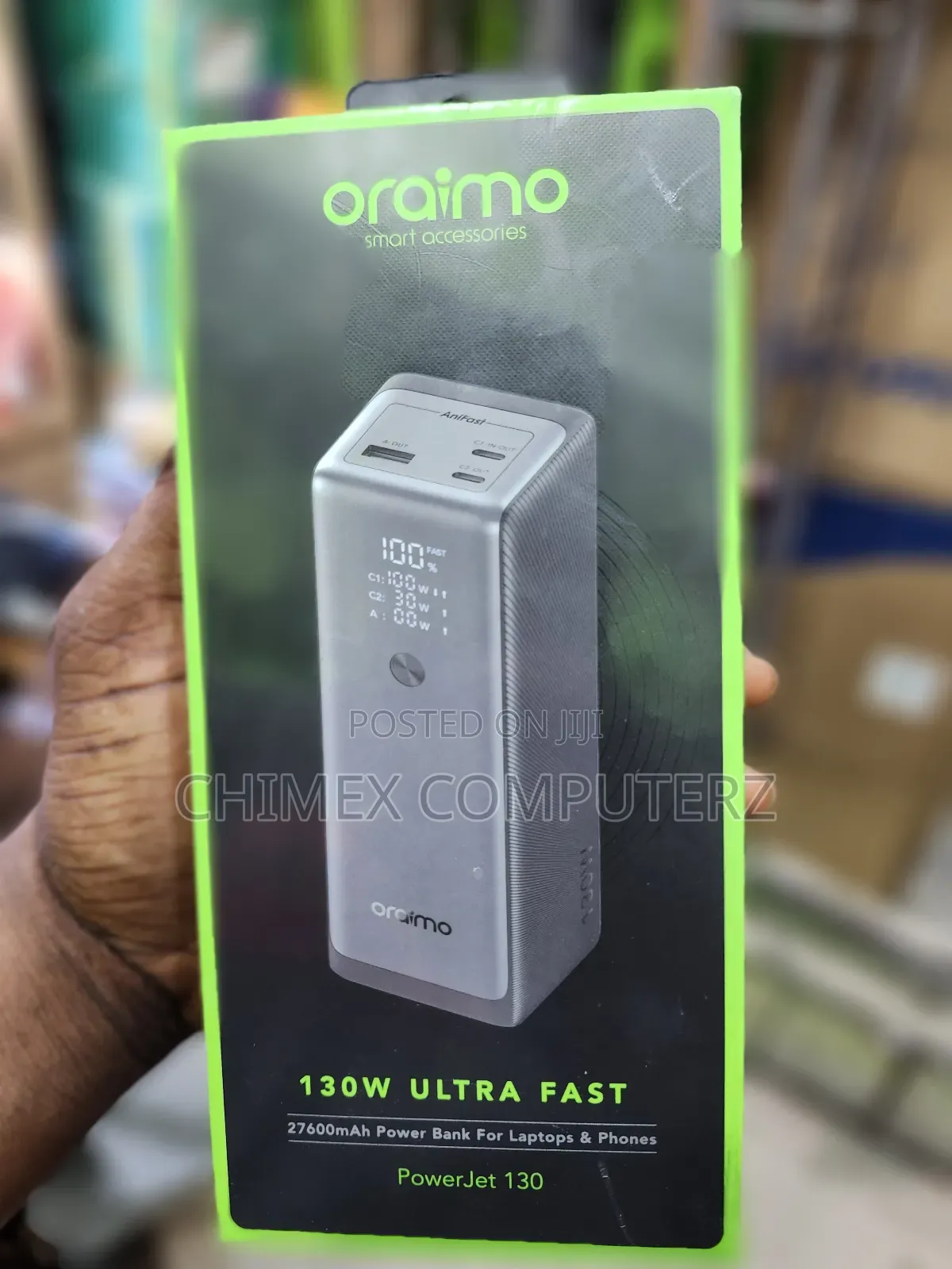 Oraimo Powerjet 130 27600mah 130w Fast Laptop Power Bank