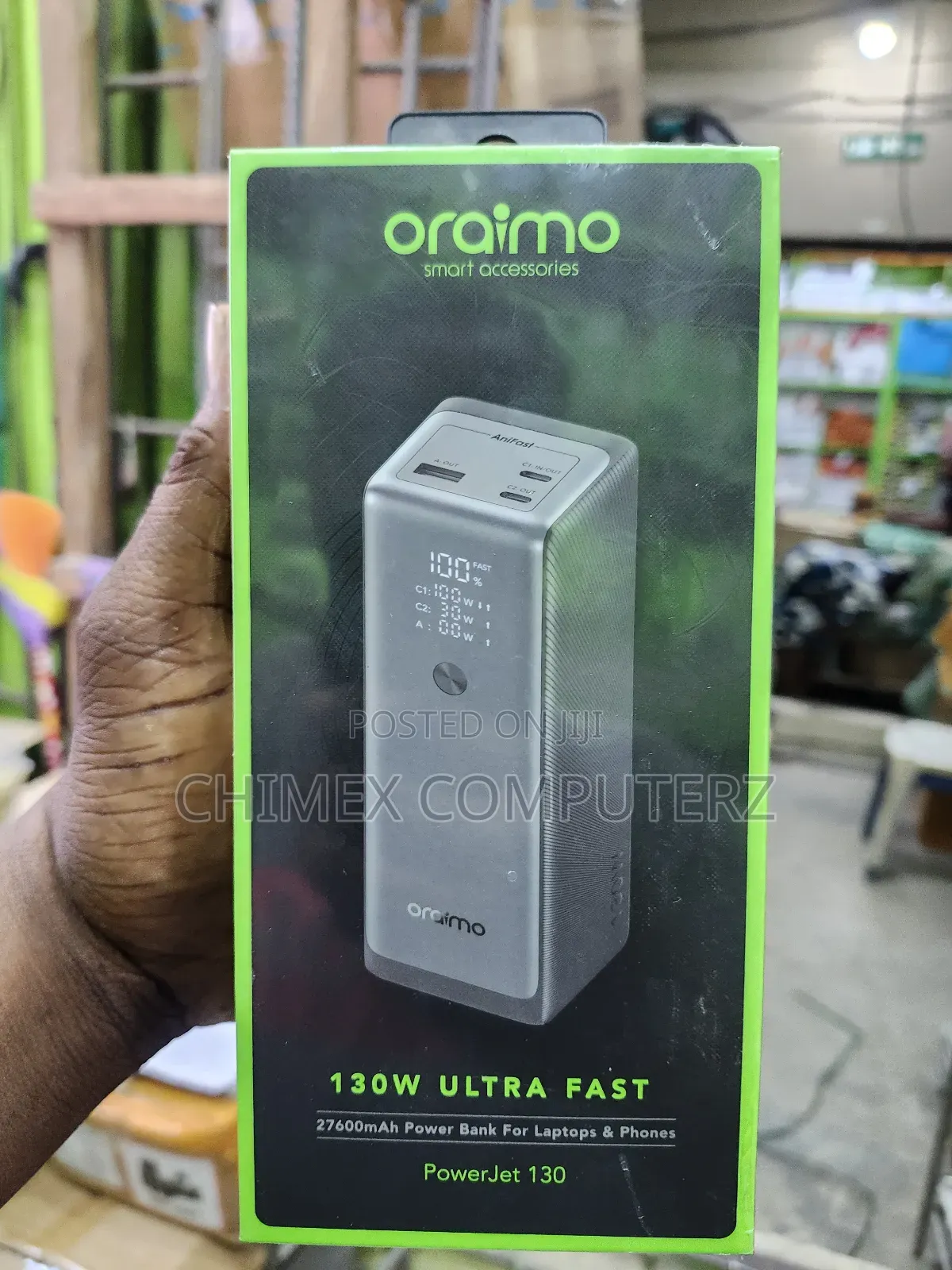 Oraimo Powerjet 130 27600mah 130w Fast Laptop Power Bank
