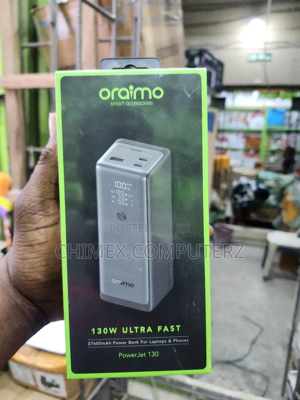 Oraimo Powerjet 130 27600mah 130w Fast Laptop Power Bank