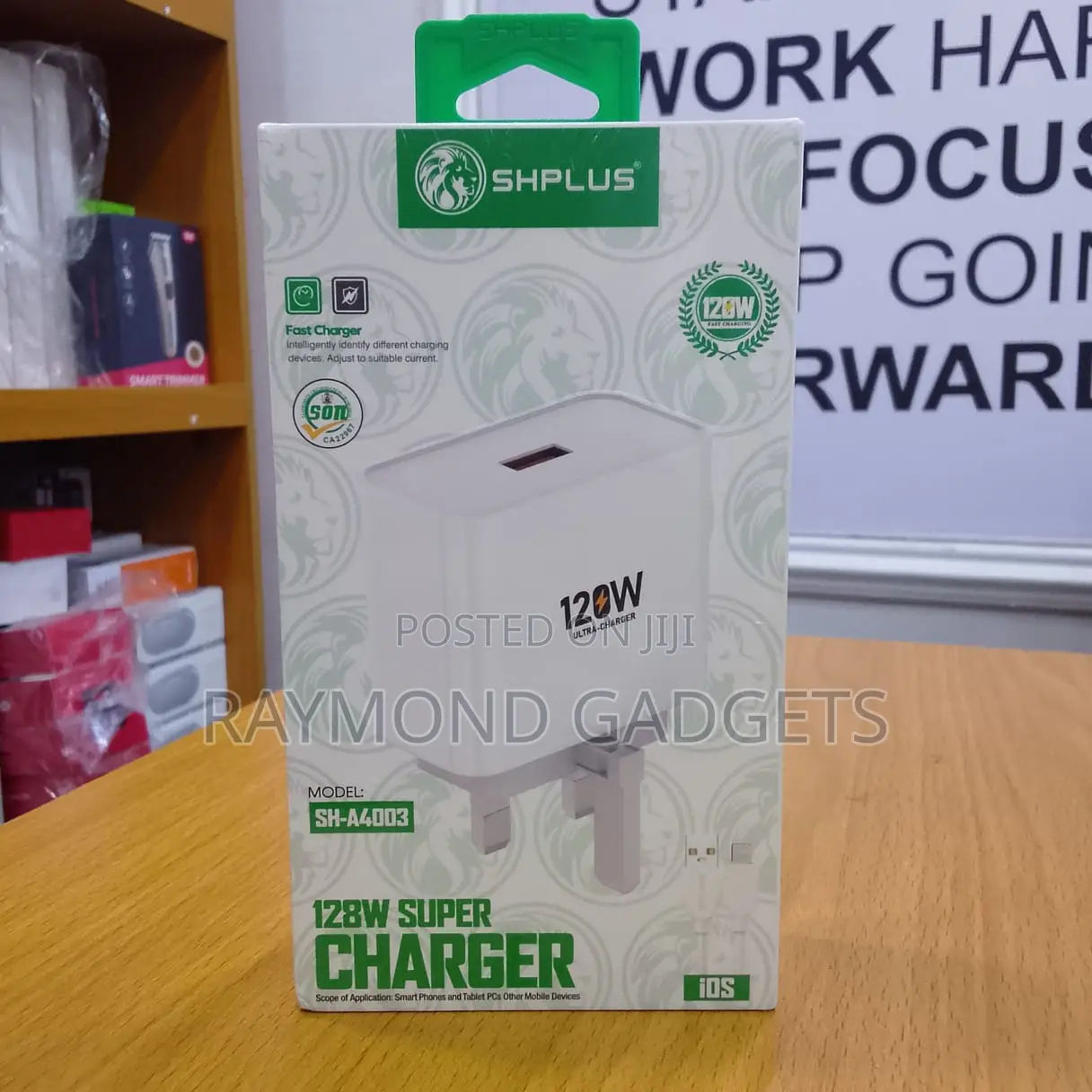 Shplus 128w Fast Charger Sh-A4003 – Ultra Speed Ios Charger
