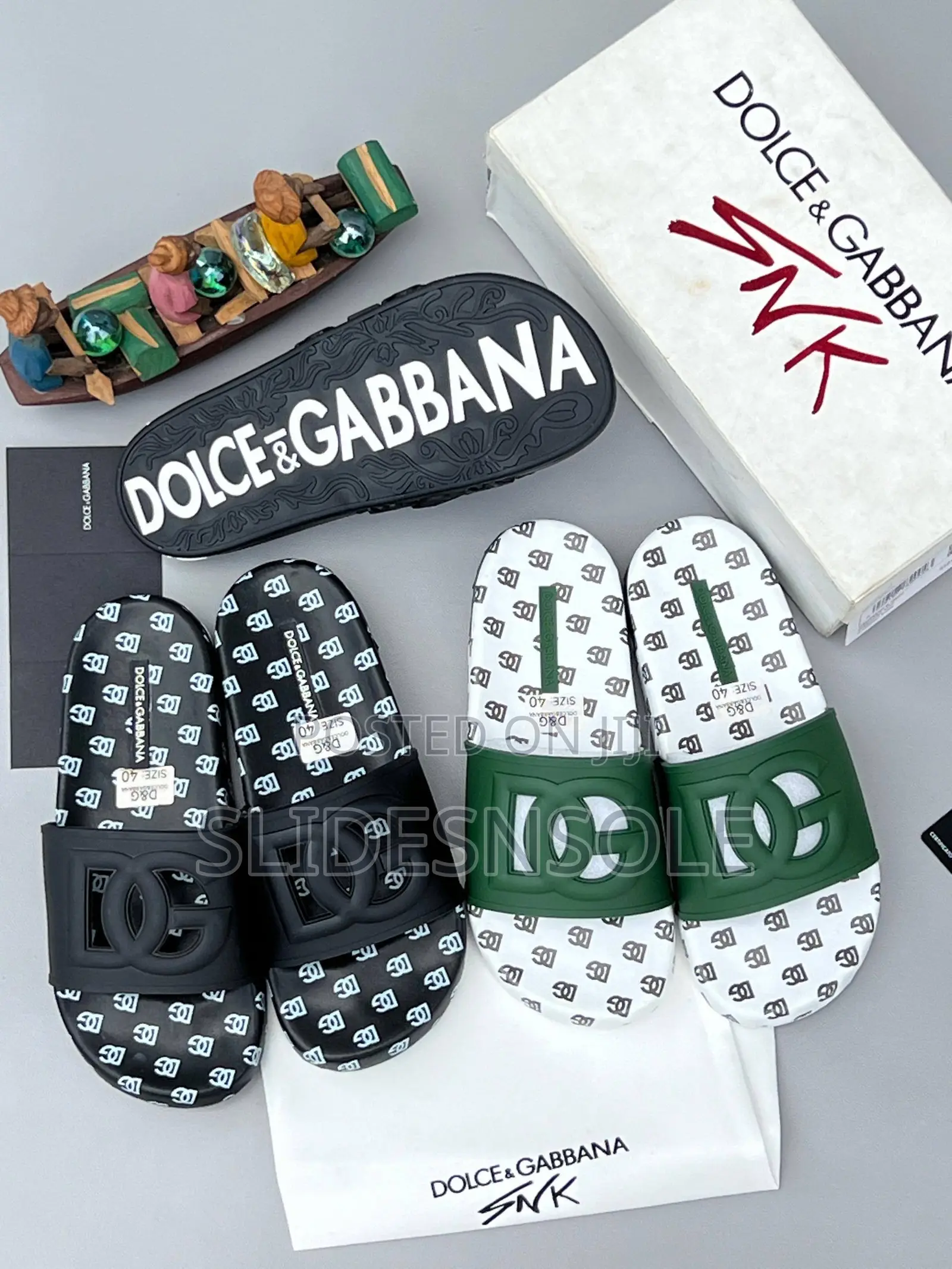 Dolce Gabbana Slides.