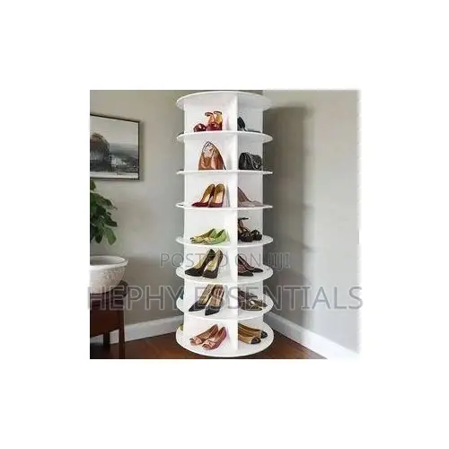 6-Layers Rotating Shoe and Bag Rack