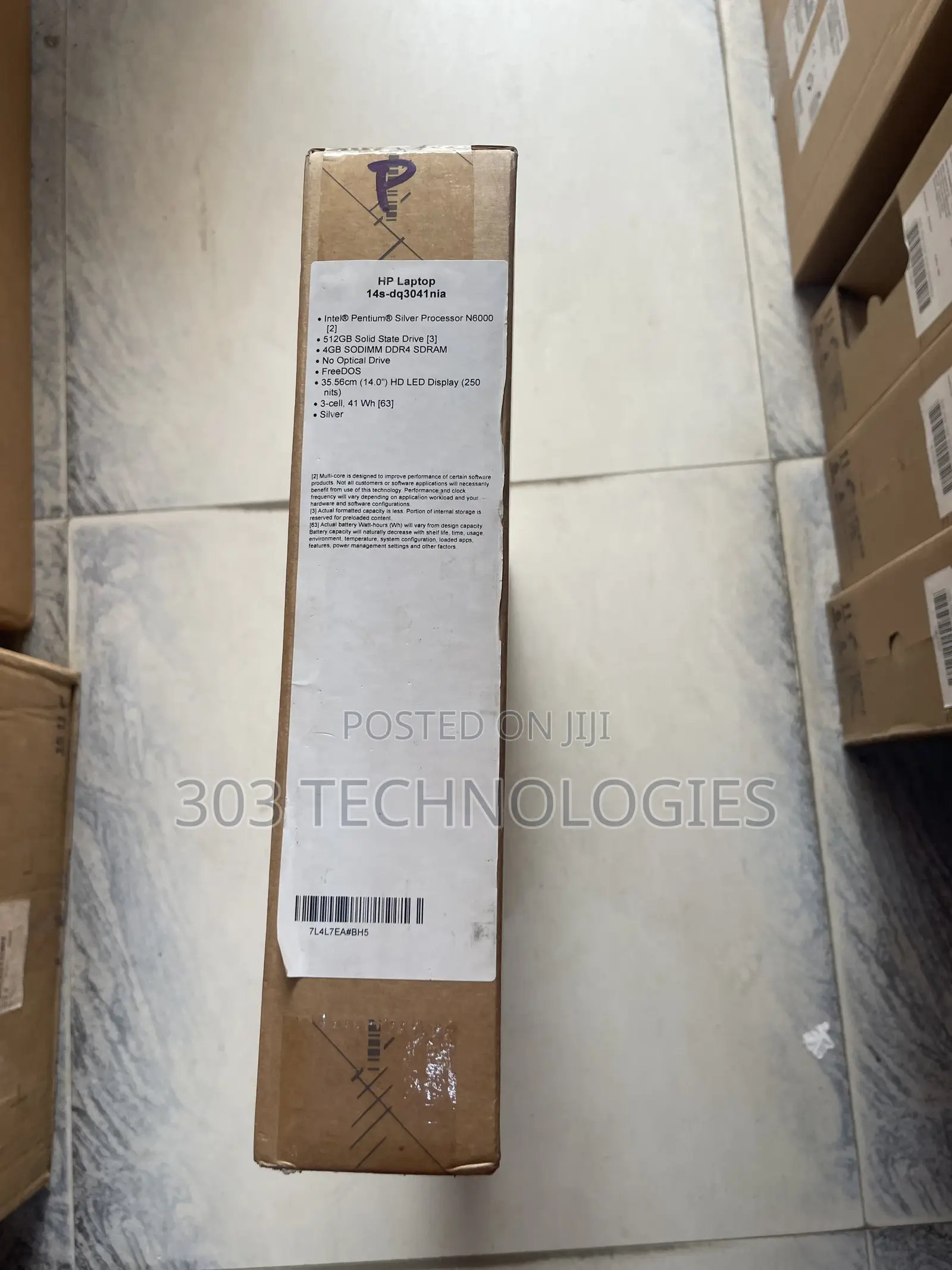 New Laptop HP 14S 8GB Intel Core i3 SSD 256GB
