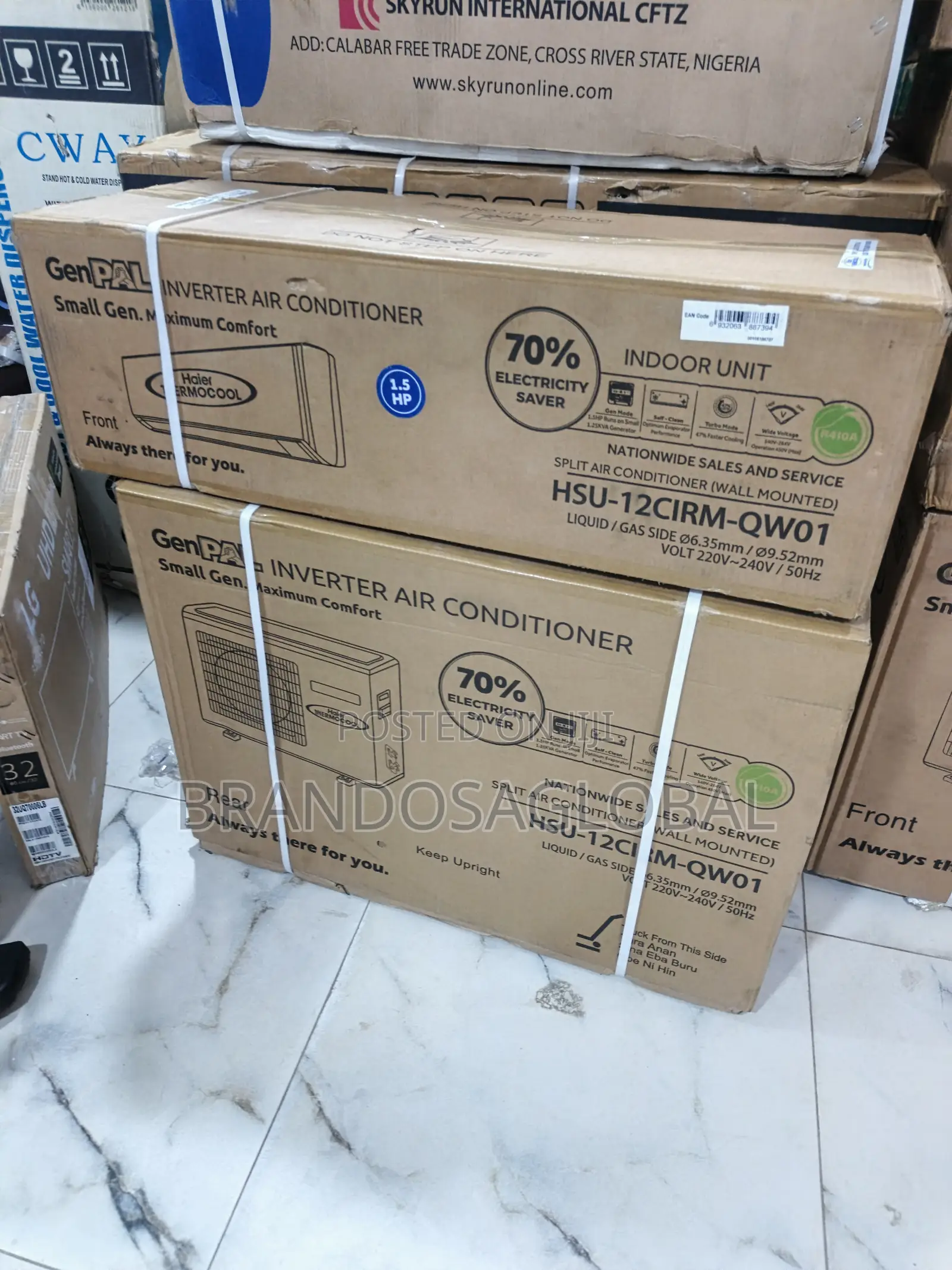 Haierthermocool Genpalinverter 1.5hp Qualitycooling Ac - Hsu12cirmqwot