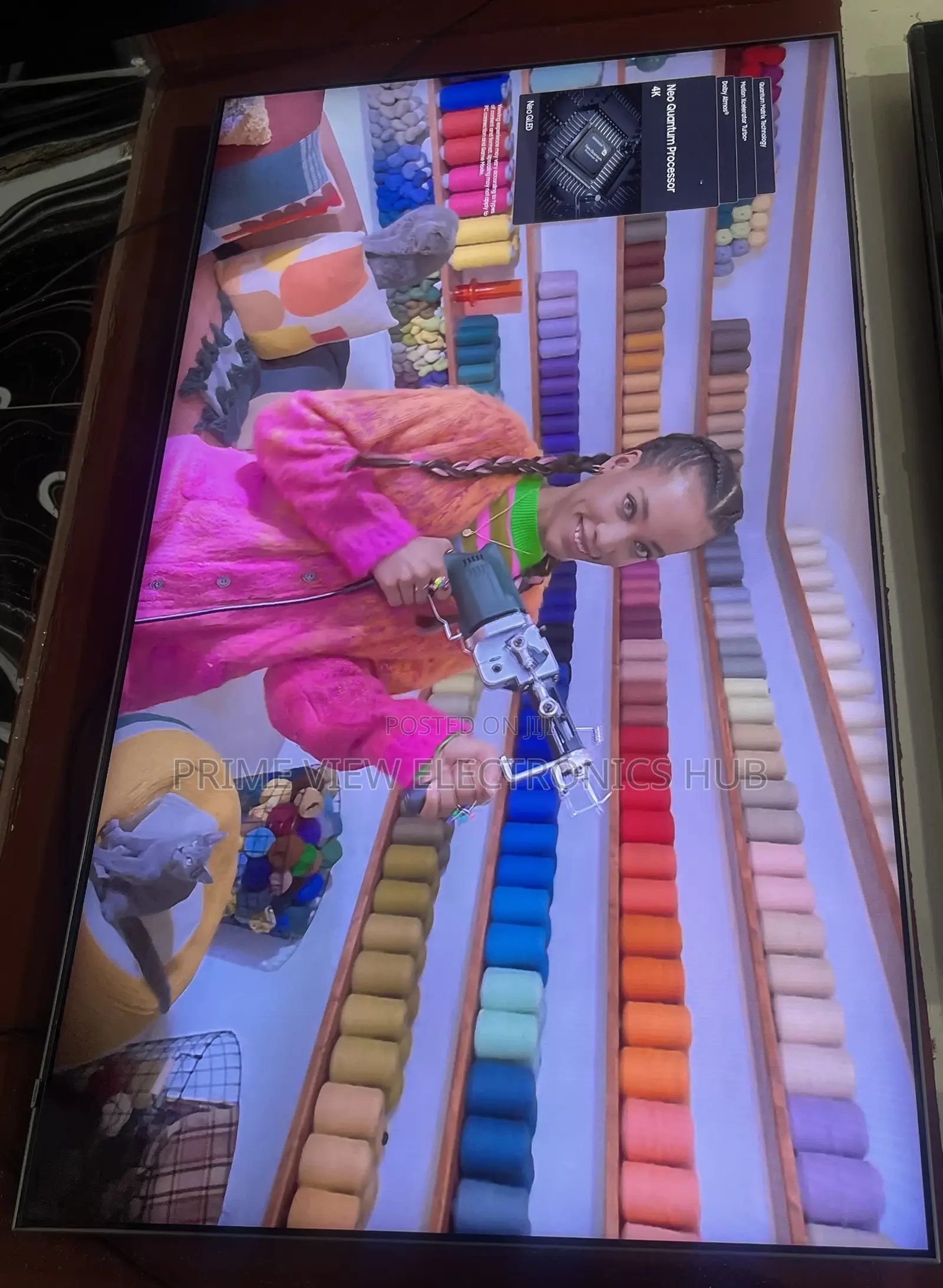 Samsung Neo Qled Smart Tv Sharp, Clean Premium
