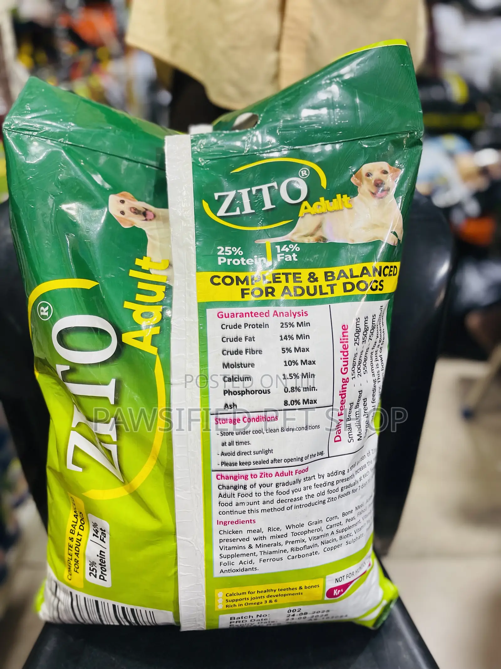 Zito 5kg Adult Dog Food