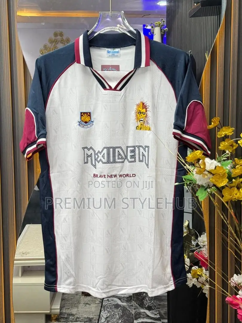 West Ham Iron Maiden Retro Home Jersey 1976/80