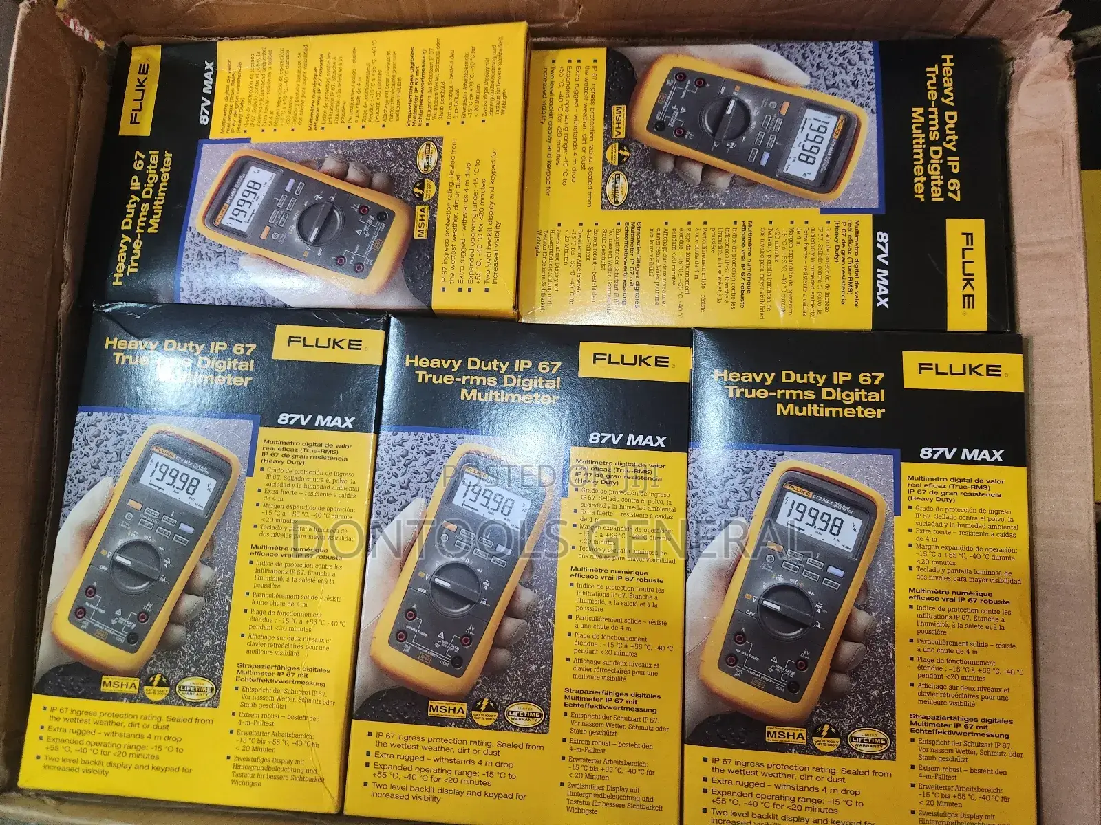 Heavy Duty Ip 67 True-RMS Fluke 87v Digital Multimeter