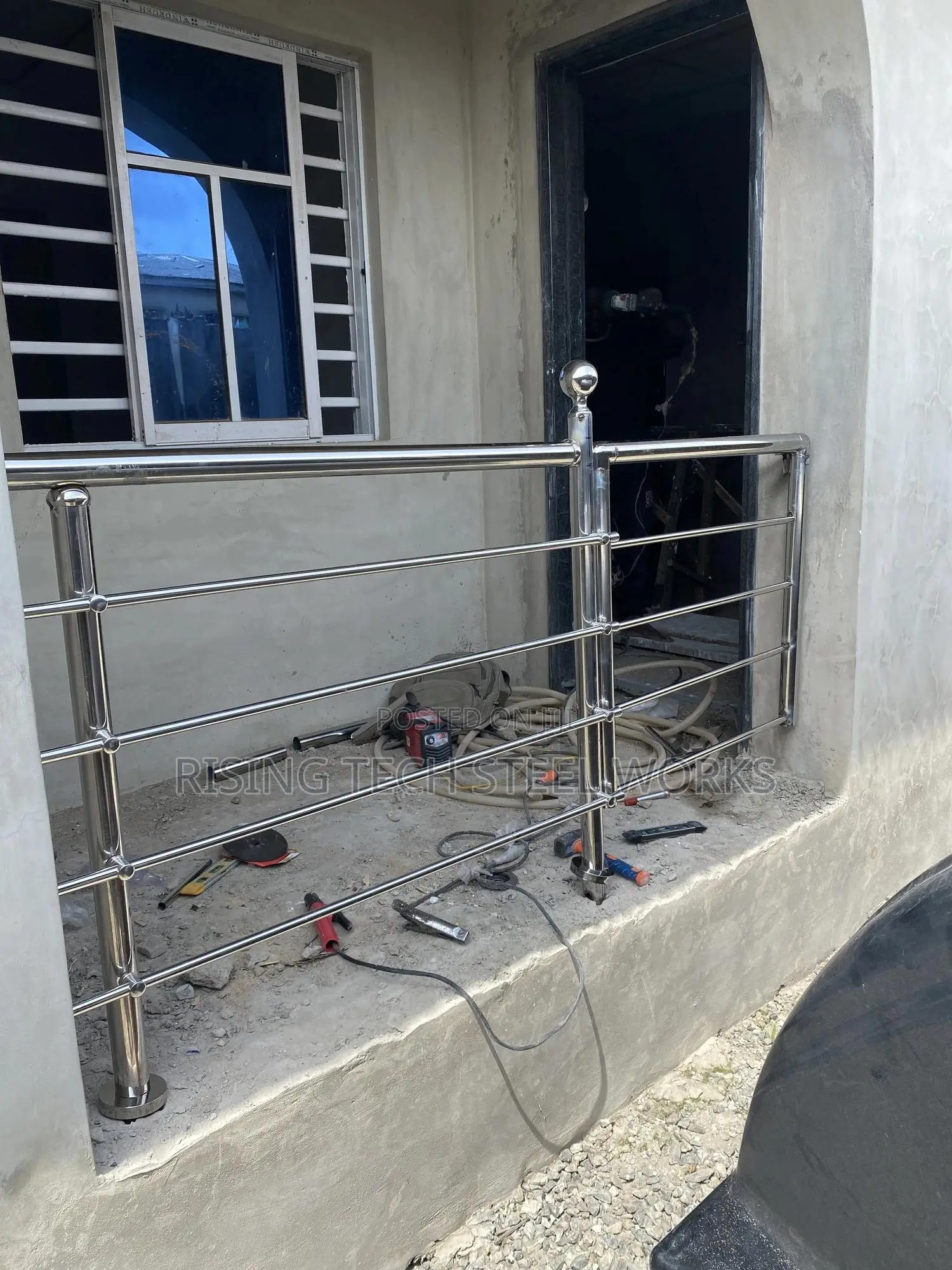 Steel Stainless Handrail in 4lins