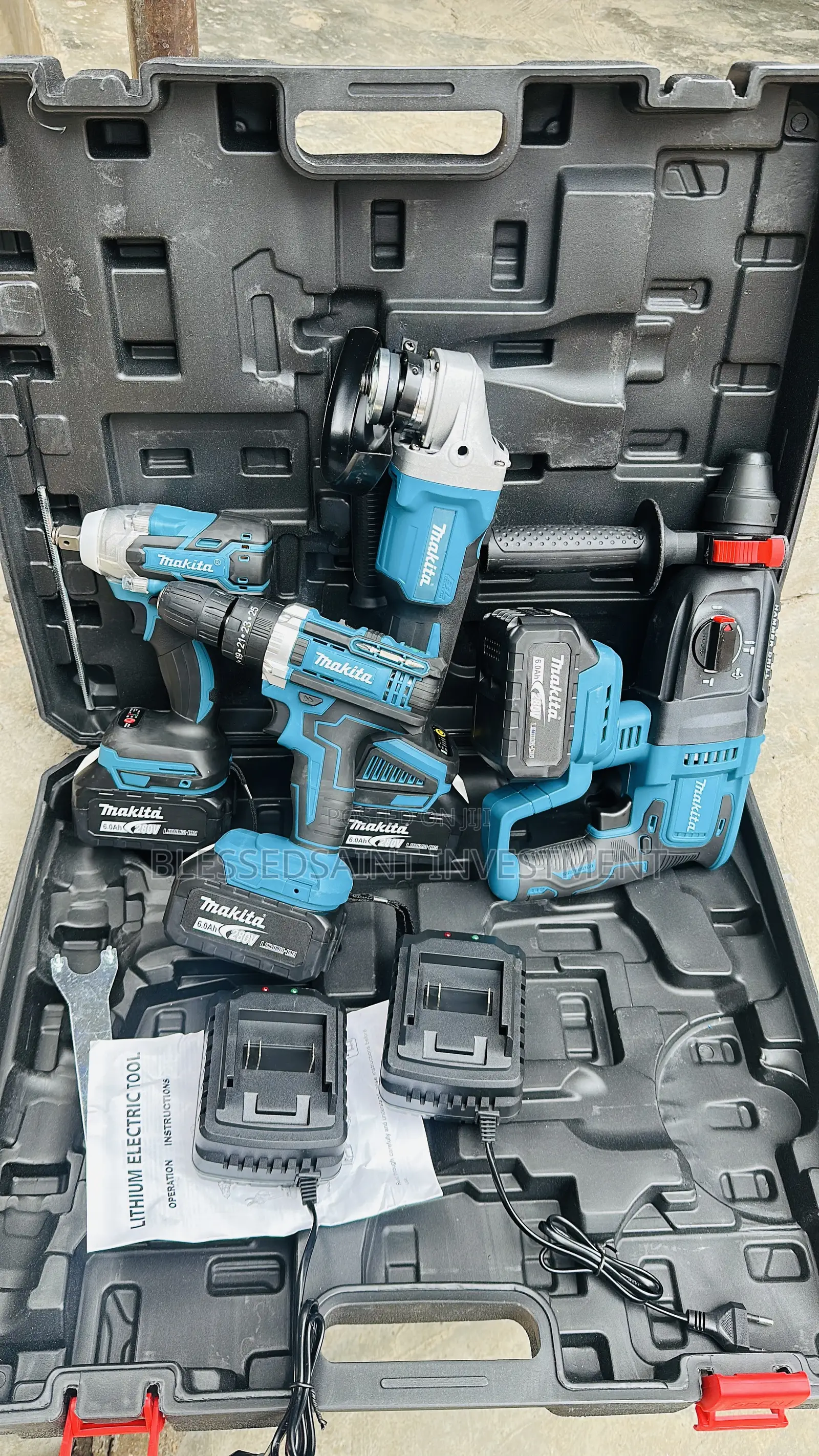 Makita 4in1 Cordless Combo Kit Set 280volts