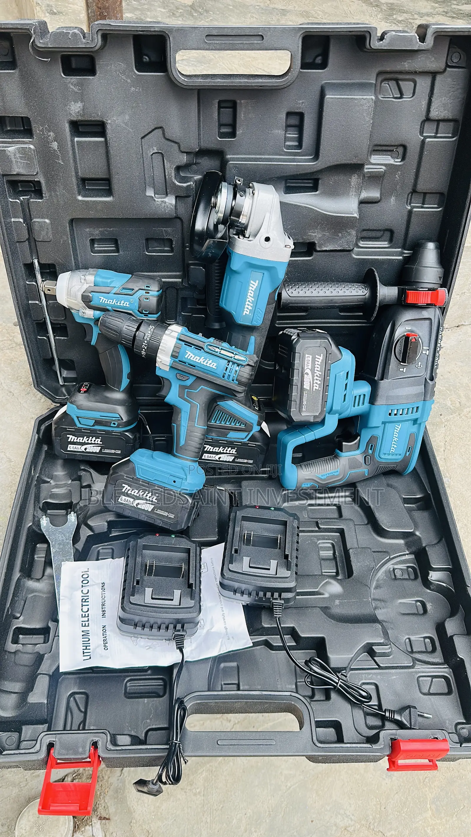 Makita 4in1 Cordless Combo Kit Set 280volts