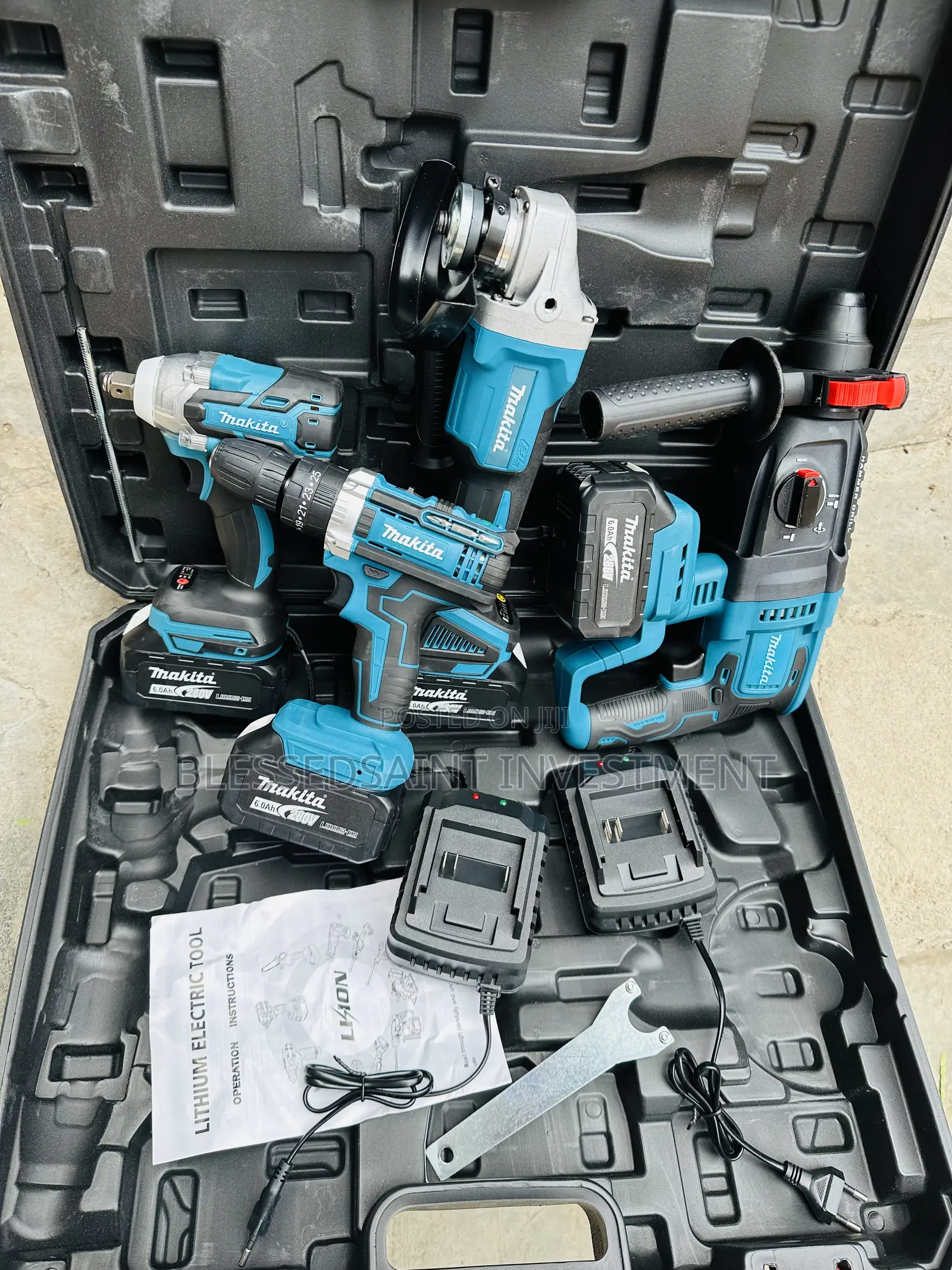 Makita 4in1 Cordless Combo Kit Set 280volts