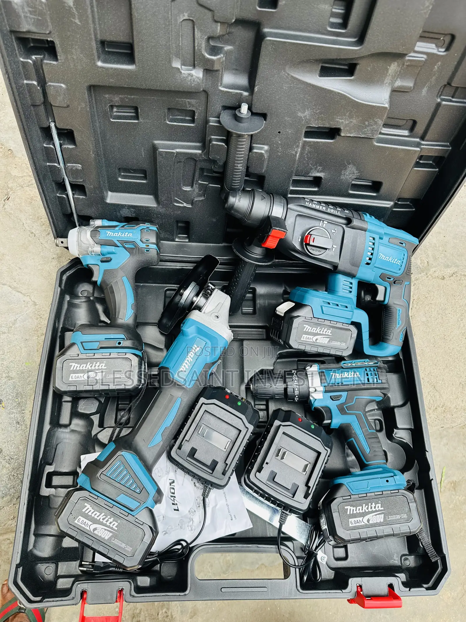 Makita 4in1 Cordless Combo Kit Set 280volts