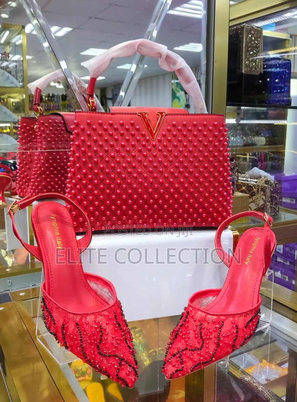 Beautiful Italian Leather Slippers and Bag Combo Colours as Displayed