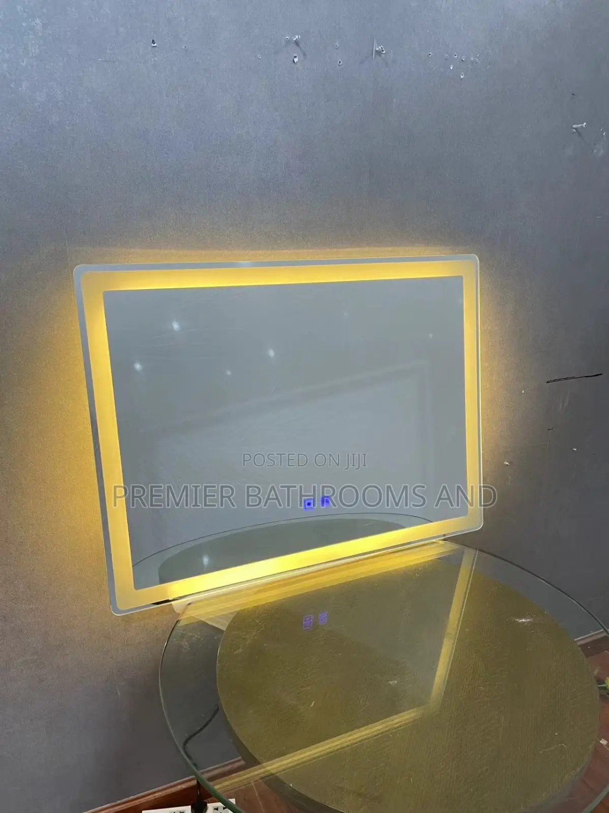 Rectangle Mirror With Lights