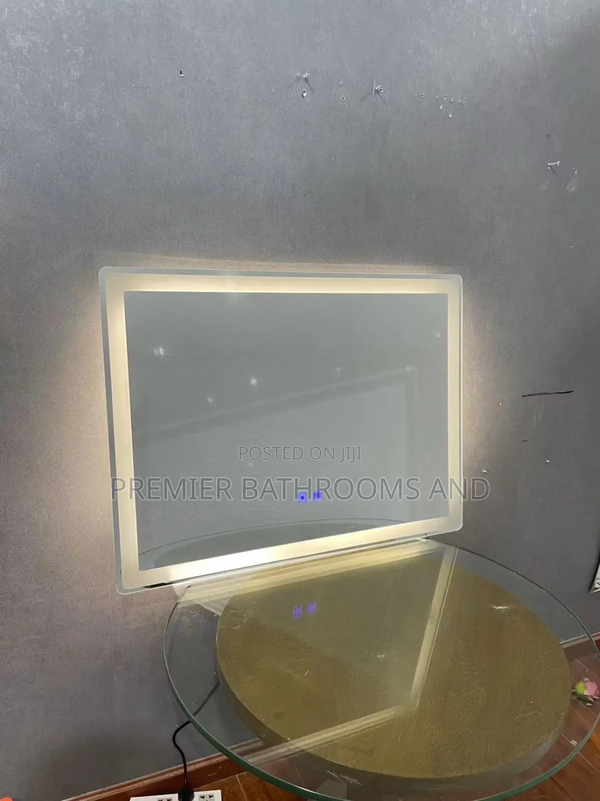 Rectangle Mirror With Lights
