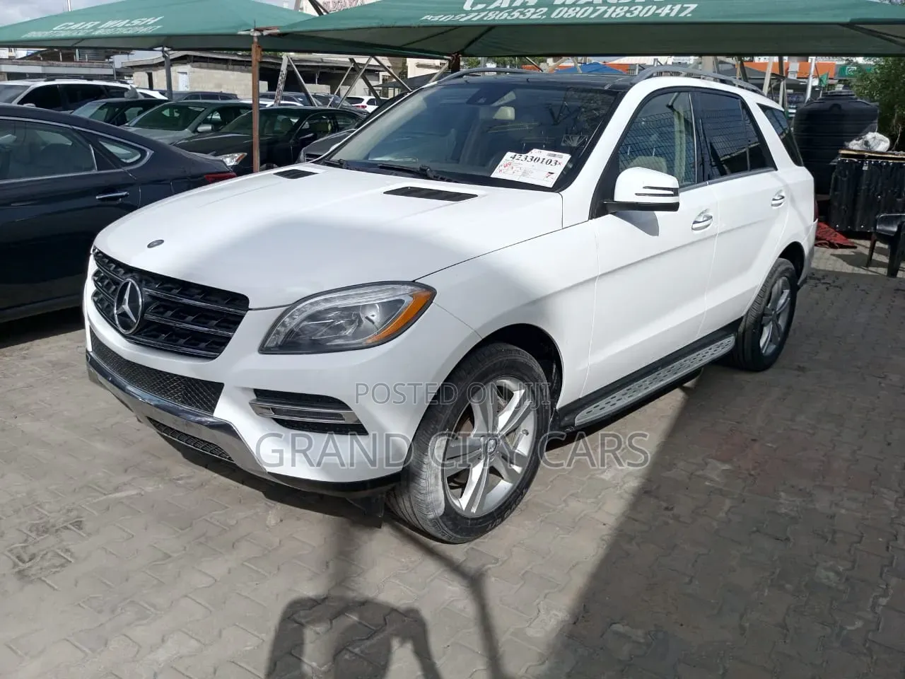 Mercedes-Benz M Class ML350 4MATIC 4dr SUV AWD (3.5L 6cyl 7A) 2014 White