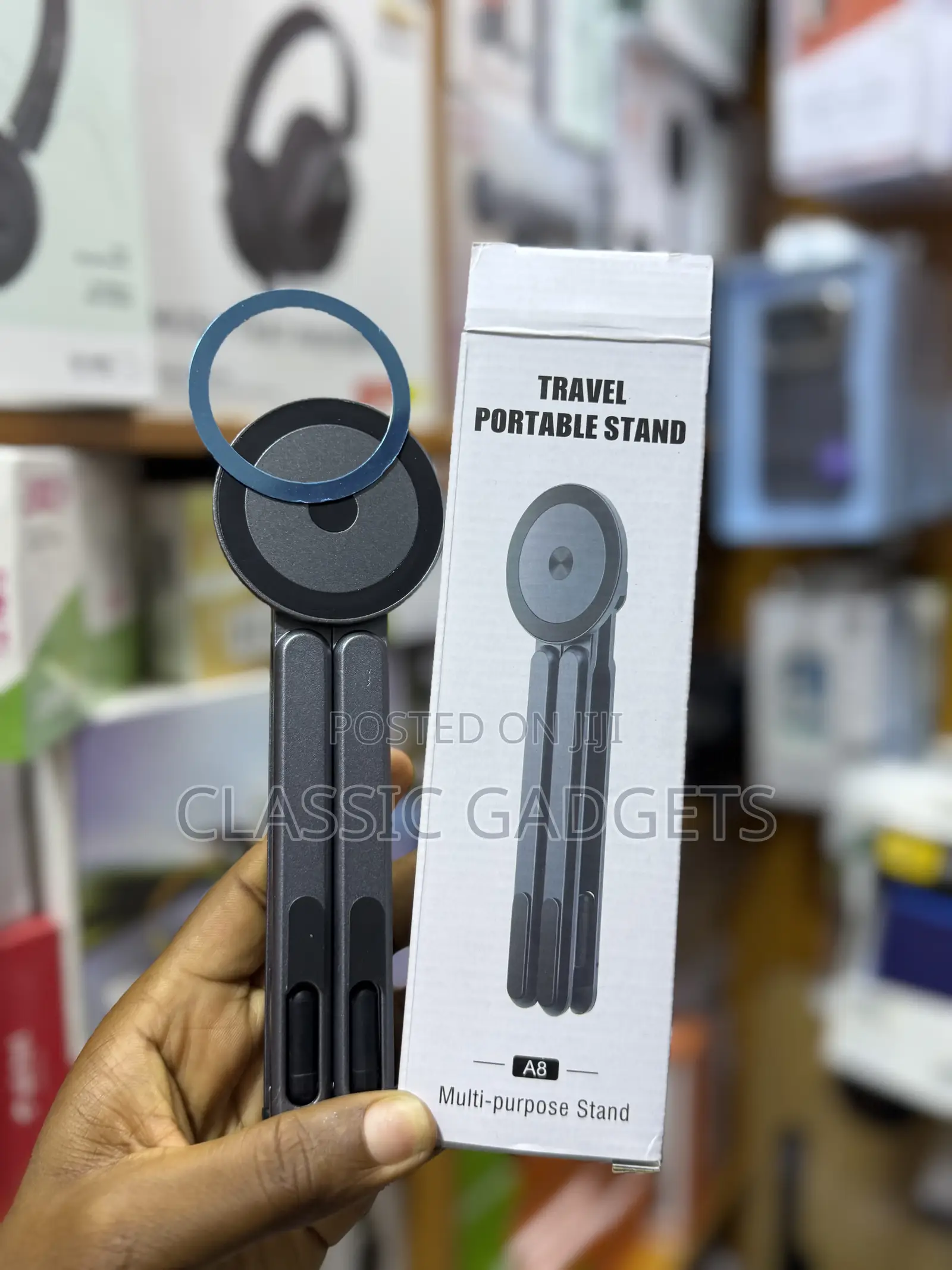 A8 3-in-1 Magnetic Universal Laptop, Tablet Phone Stand