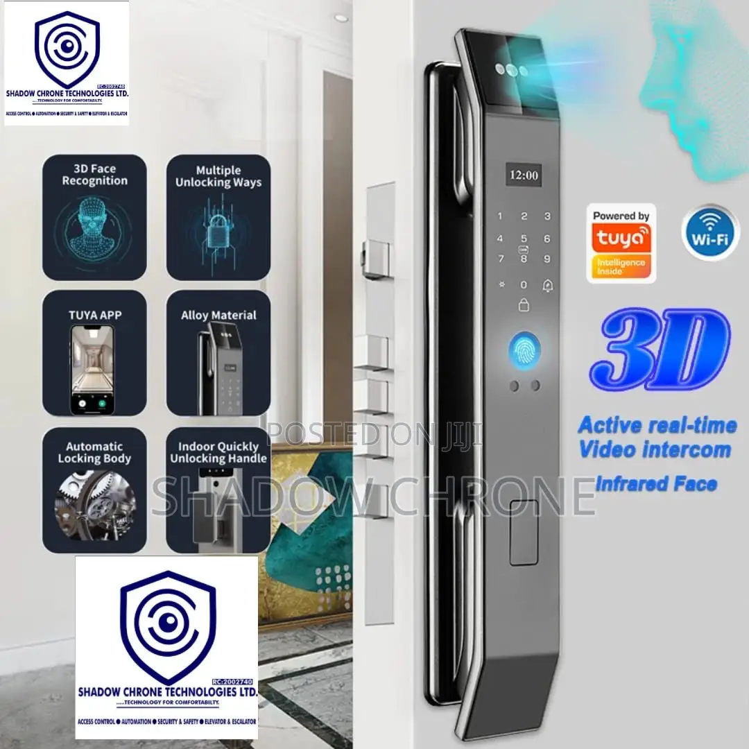 High Security Smart Door Lock With Fingerprint Remote