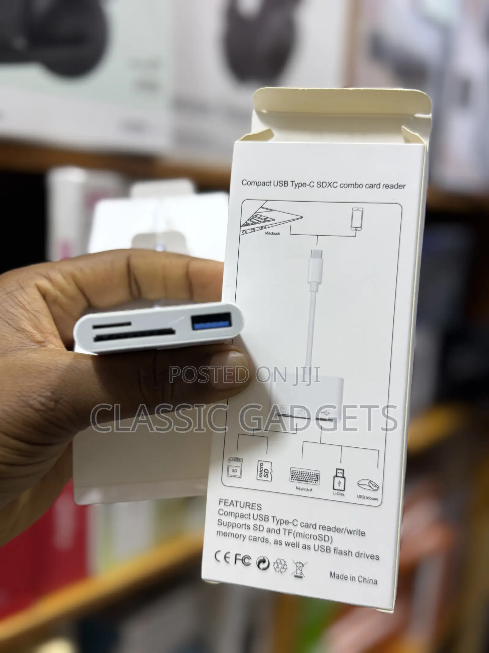 Usb-C to Usb Sd/Micro Sd Cardreader