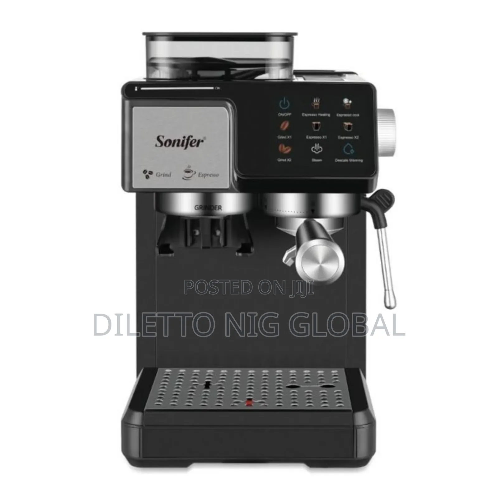 Commercial Automatic Espresso Coffee Machine With Coffee Grinder