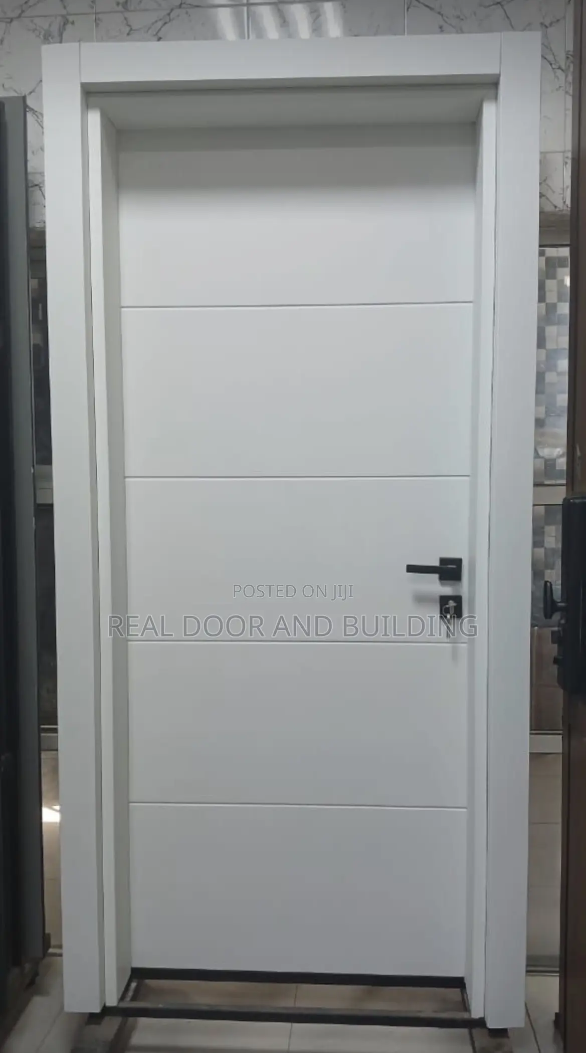 White HDF Wooden Door, (516la)