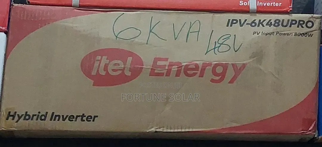 Itel 6kva 48v Hybrid Inverter Wall Mount With Digital Display