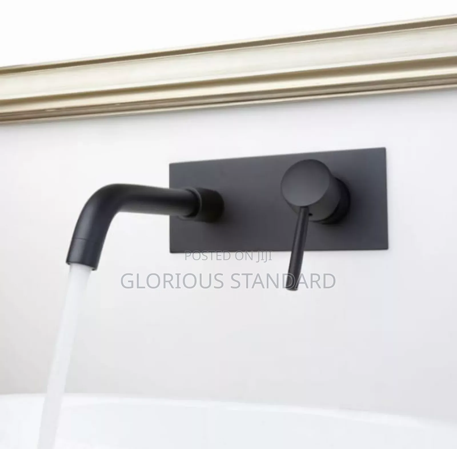Conduit Wall Bath Mixer Black Italy Standard