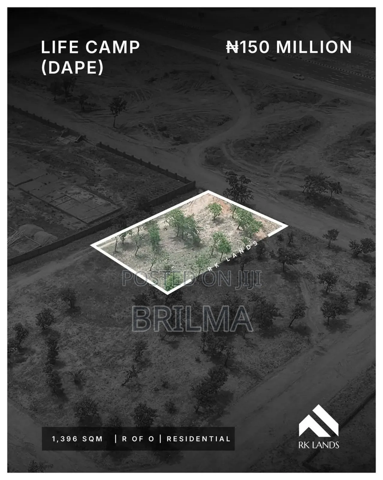 1400sqm Land in Lifecamp(Dape) for Sale